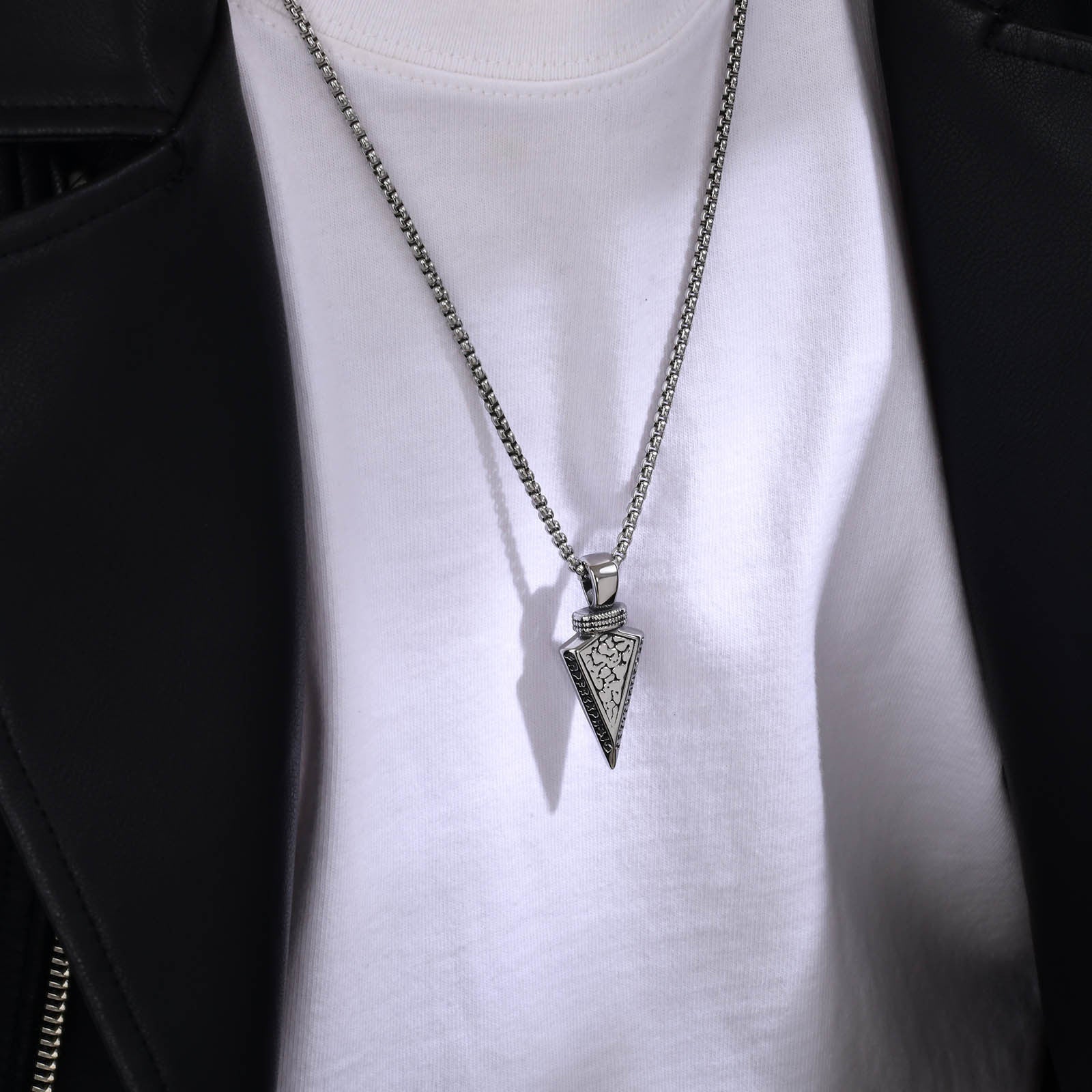Spear Of Odin  - Stainless Steel Arrow Necklace
