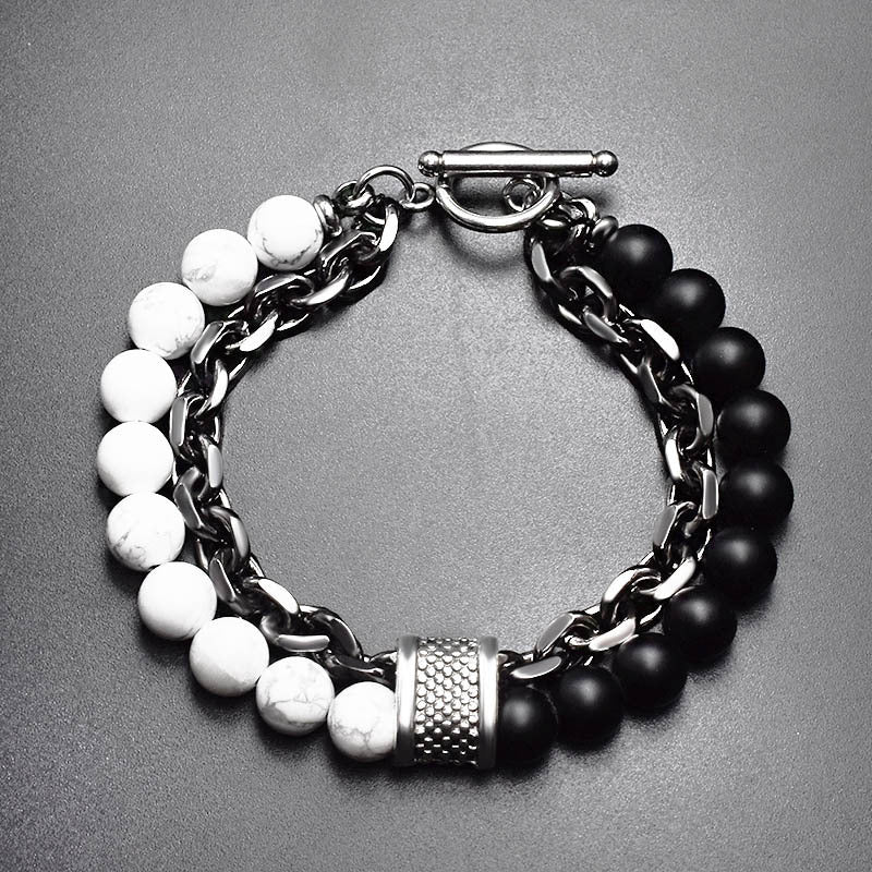 Garmr's Armlet - Stainless Steel Energy Bead Bracelet