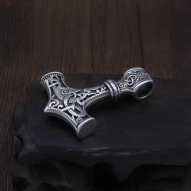 Silver Mjölnir - Sterling Silver Mjolnir Pendant
