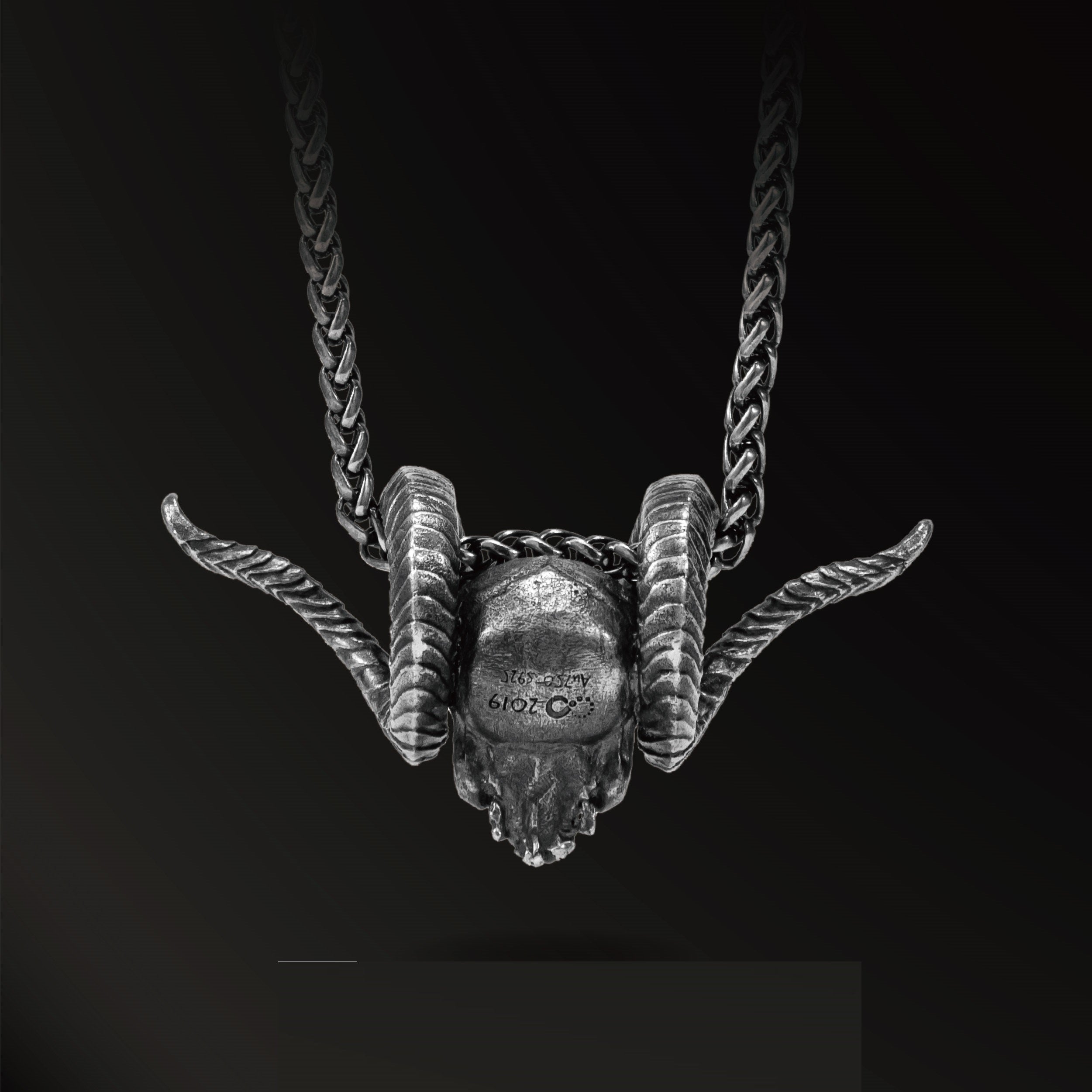 Abyssal Mark of the Trickster - Premium Sterling Silver Loki Necklace featuring 18k Gold