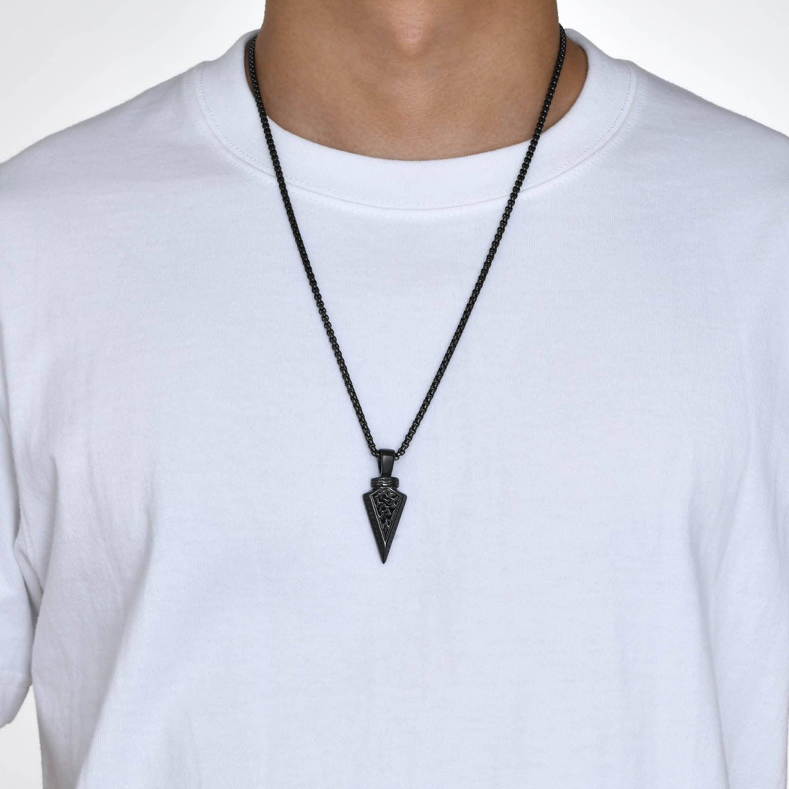 Spear Of Odin  - Stainless Steel Arrow Necklace