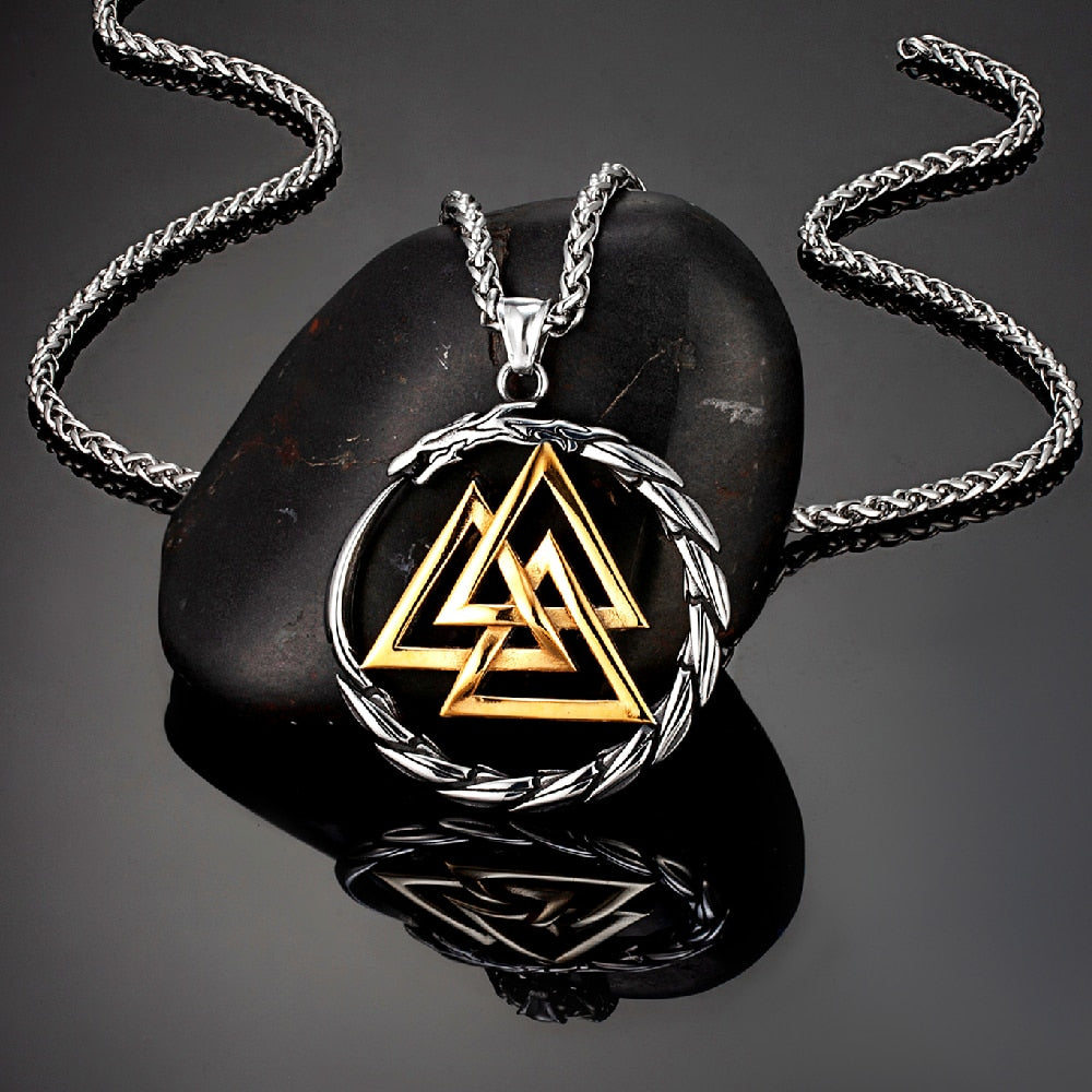 Jormungand's Knot - Metal Alloy Serpent Pendant