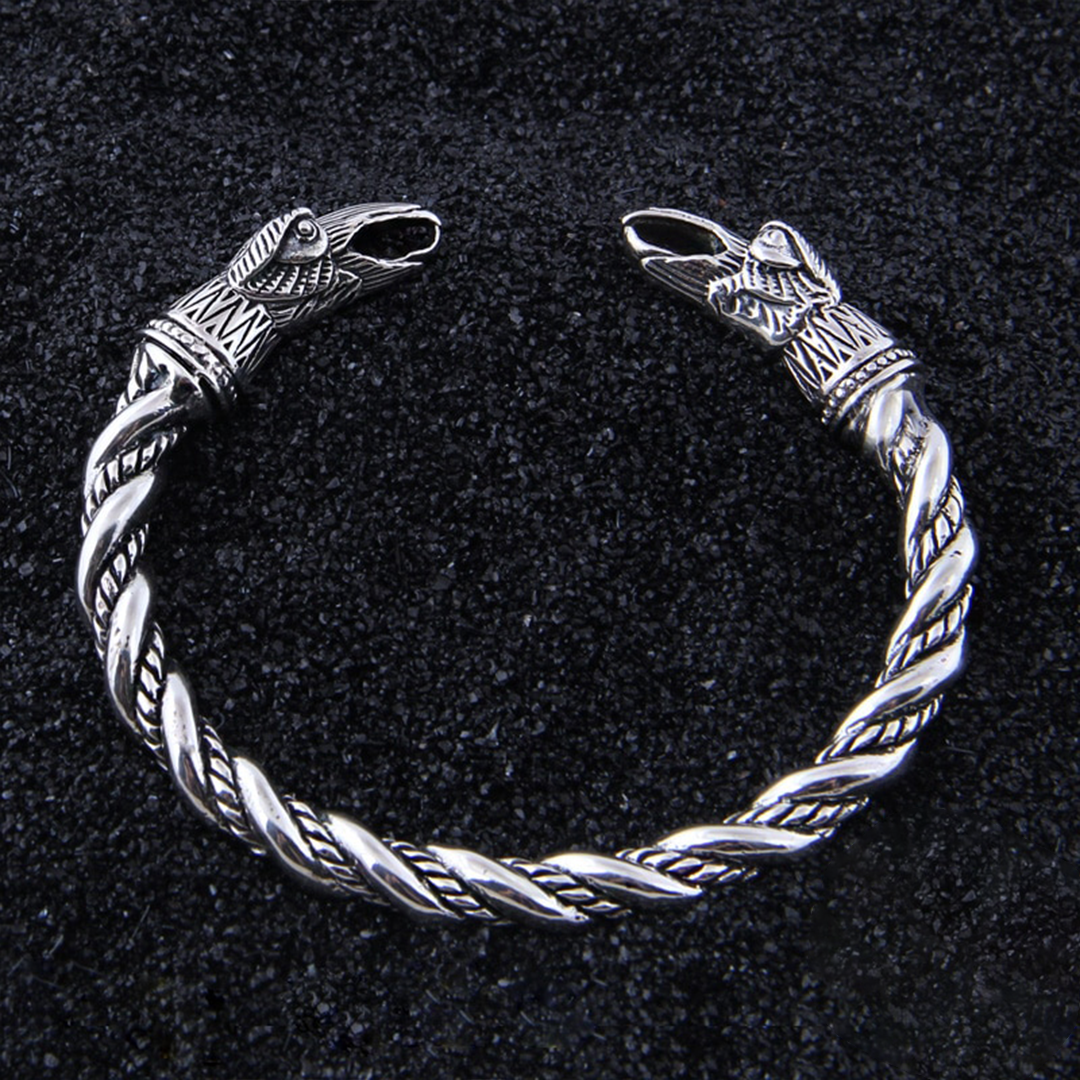 The Pledge - Huginn - Sterling Silver Allegiance Bracelet
