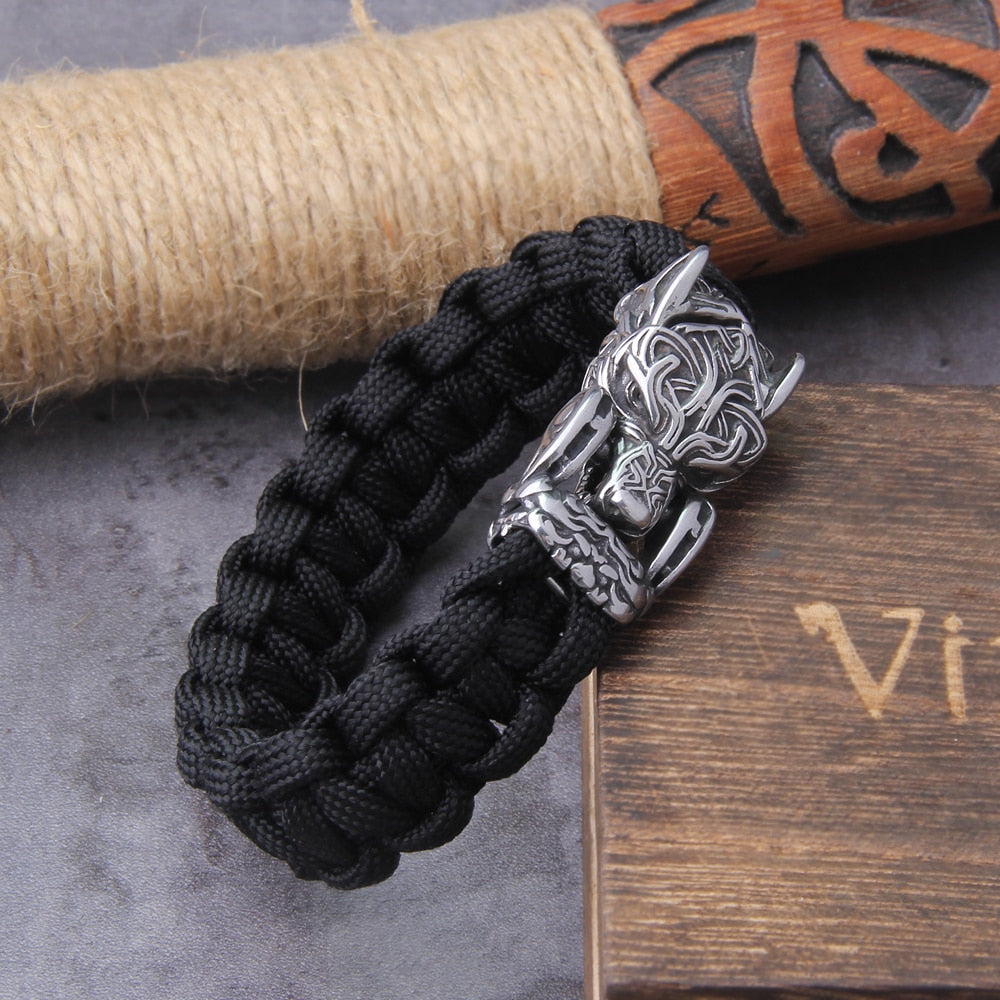 The Decimator - Bungee Cord Fenrir Head Bracelet
