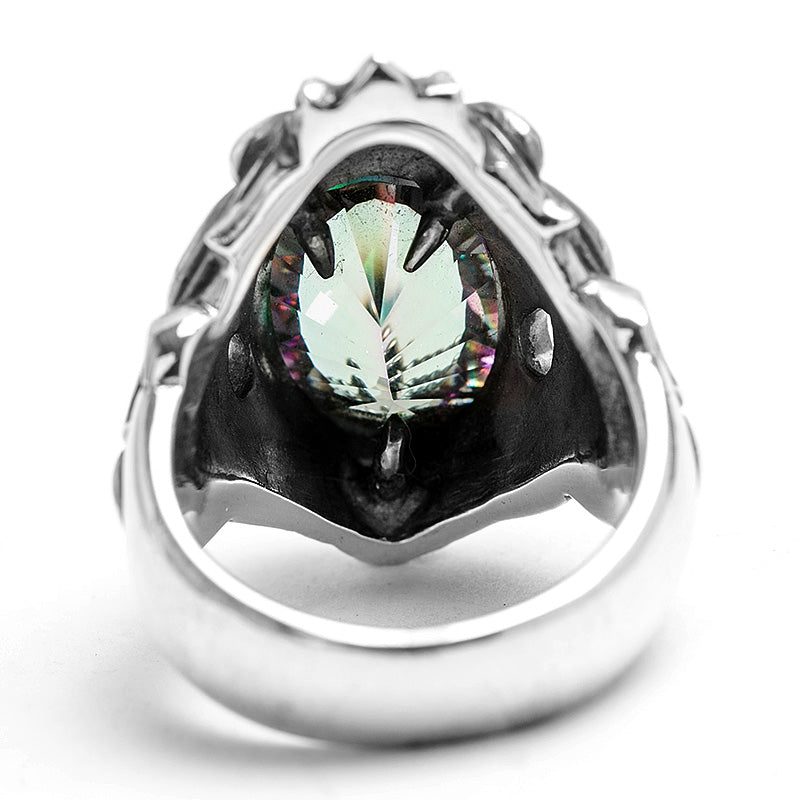 Watcher Of Helheim - Premium Sterling Silver Ring