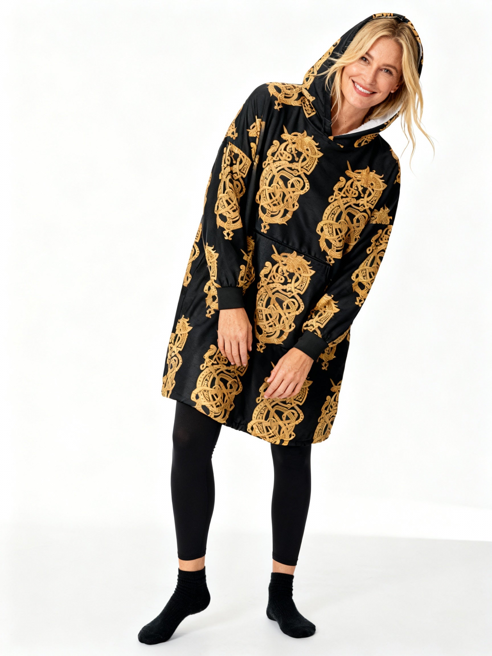 The Monstrous Fenrir - Oversized Hooded Blanket