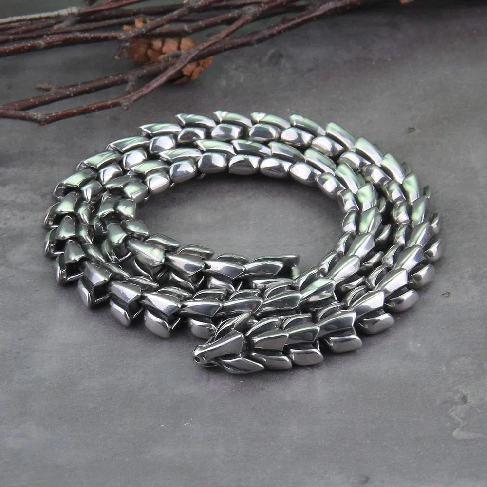 The Midgard Serpent - Stainless Steel Necklace